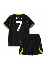 Chelsea Pedro Neto #7 Babyklær Borte Fotballdrakt til barn 2026-27 Korte ermer (+ Korte bukser)
